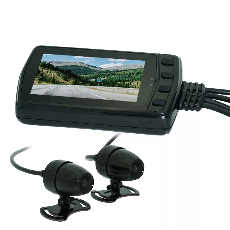 Wie kann eine Motorrad-Dashcam mit zwei Objektiven den Fahr- und Parkschutz verbessern?