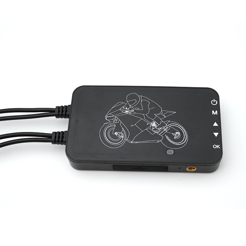 Die kollisionsempfindliche und verriegelbare Dual-Lens-Motorrad-Dashcam erhöht die Fahrsicherheit mit der BOSHI-Technologie